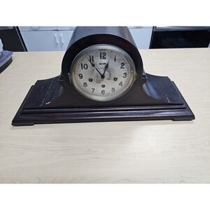 (L64) Ansonia Sonia #1 Westminster Tambour Mantel Clock. 3 Train B25 movement